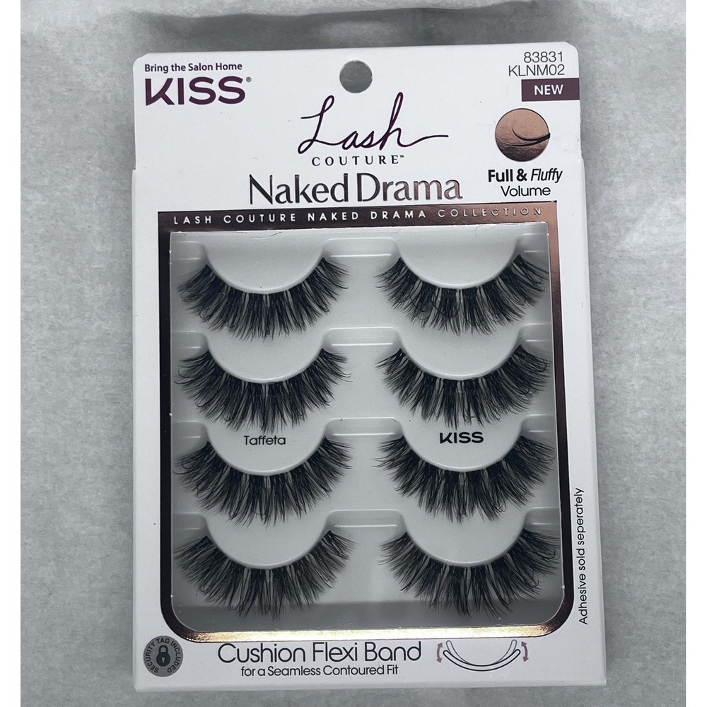 KISS Naked Drama, False Eyelashes, ', Black 83831 KLNM02